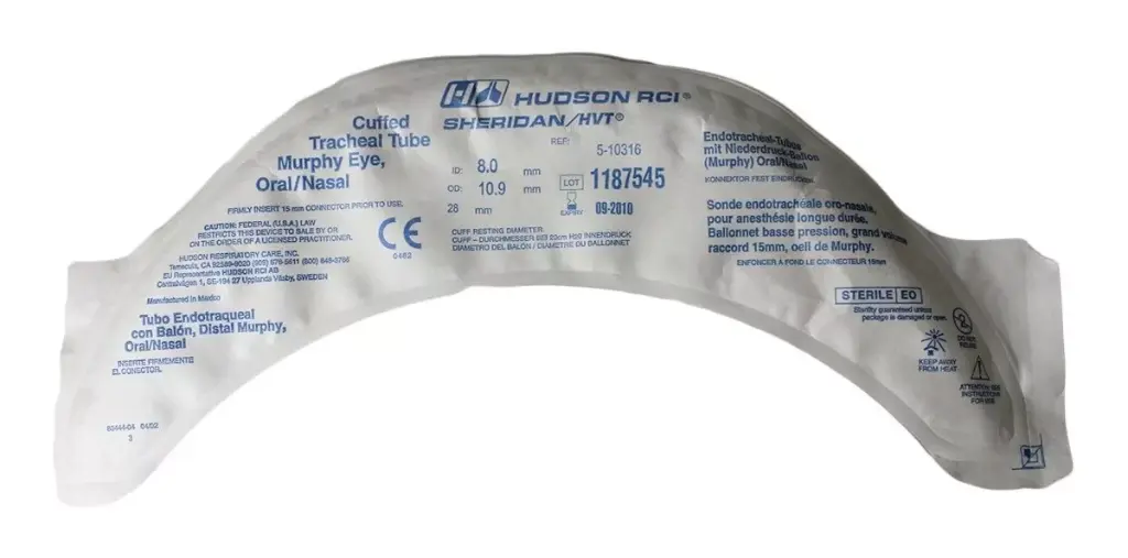 TUBO ENDOTRAQUEAL TIPO MAGILL SIN BALÓN- HUDSON
