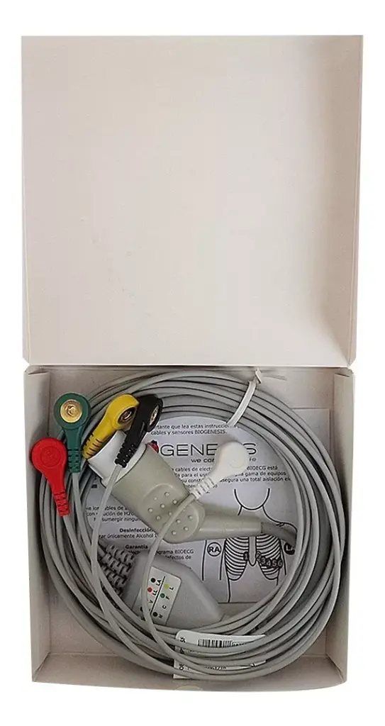 Cable Ecg De 5 Derivaciones Tipo Snap Compatible Philips/hp