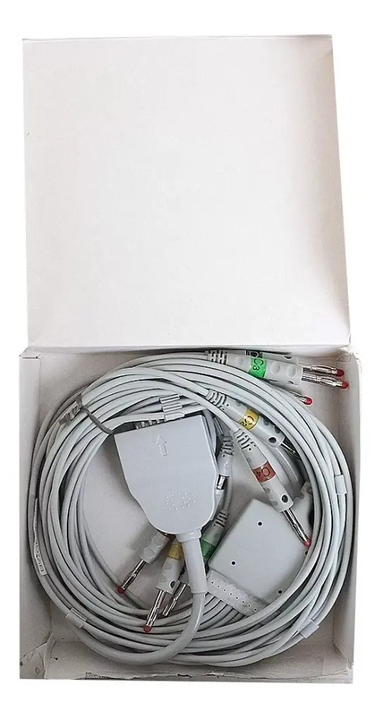 Cable Ecg 10 Derivaciones Tipo Plug Bioecg.bu.p10f