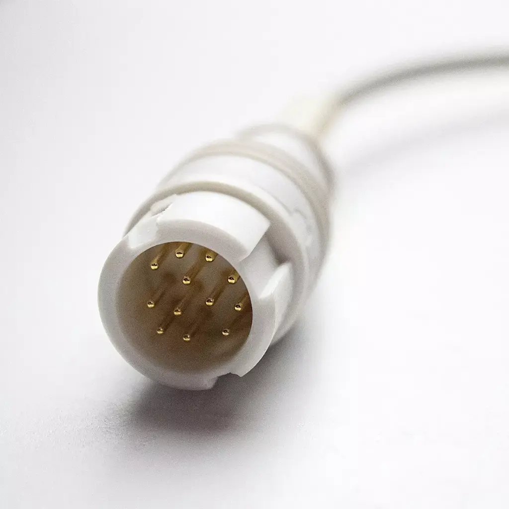 CABLE ECG DE 3 DERIVACIONES TIPO SNAP COMPATIBLE PHILIPS/HP BIOECG.HP2.S3F 