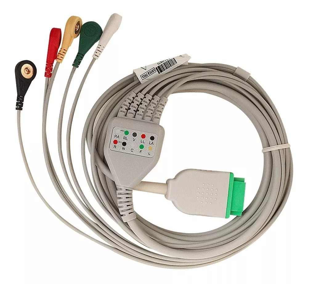 Cable Ecg De 5 Derivaciones Snap Compatible Marquette (ge)