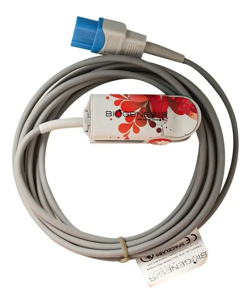 Sensor Spo2 De Clip Para Adulto Compatible Monitor Spacelabs