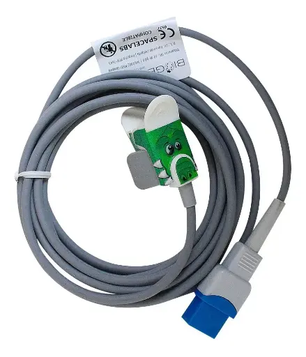 [07502308298057] Sensor Spo2 Tipo Clip Pediatrico Para Monitores Spacelabs